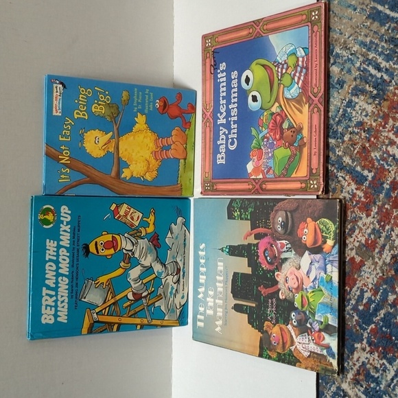 Sesame Street & Muppets Hardback Children's Literature Books Set of 4 - Picture 1 of 14